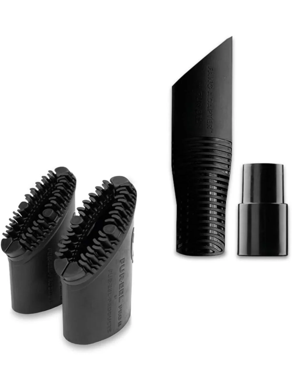 Pet Hair Vacuum Attachment - 2 Rubber Heads, Effective Pet Hair Remover Tool